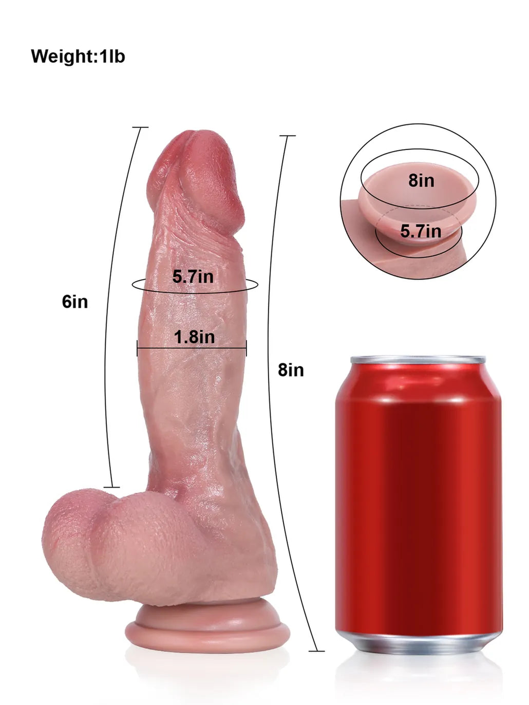 Realistic Dildo Sliding Skin Tech Huge Dildo – Keenan
