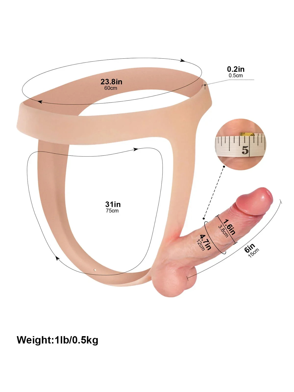 Realistic Dildo Sliding Skin Tech Huge Dildo – Santiago
