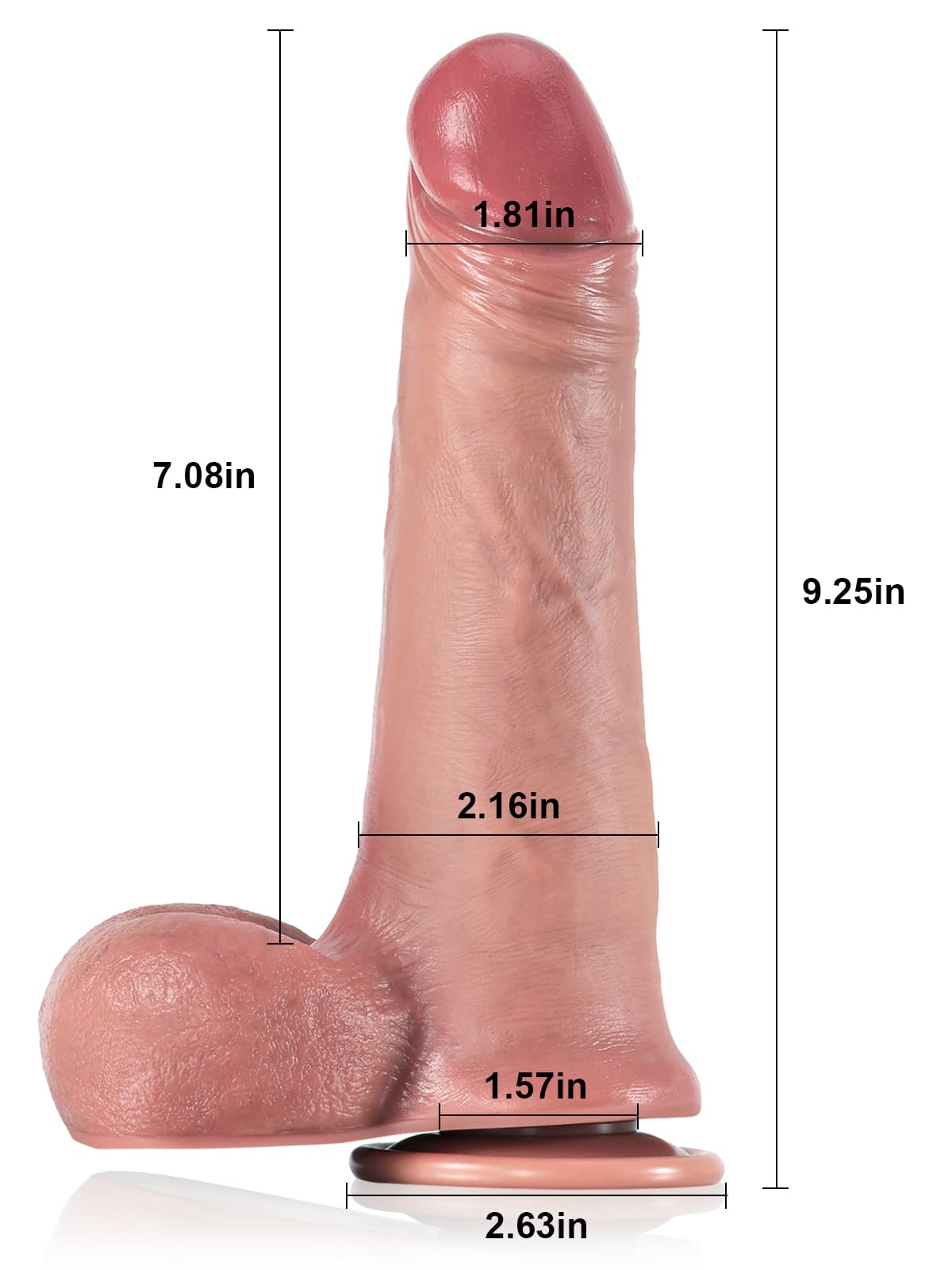 Realistic Dildo Sliding Skin Tech Huge Dildo – Kaiden