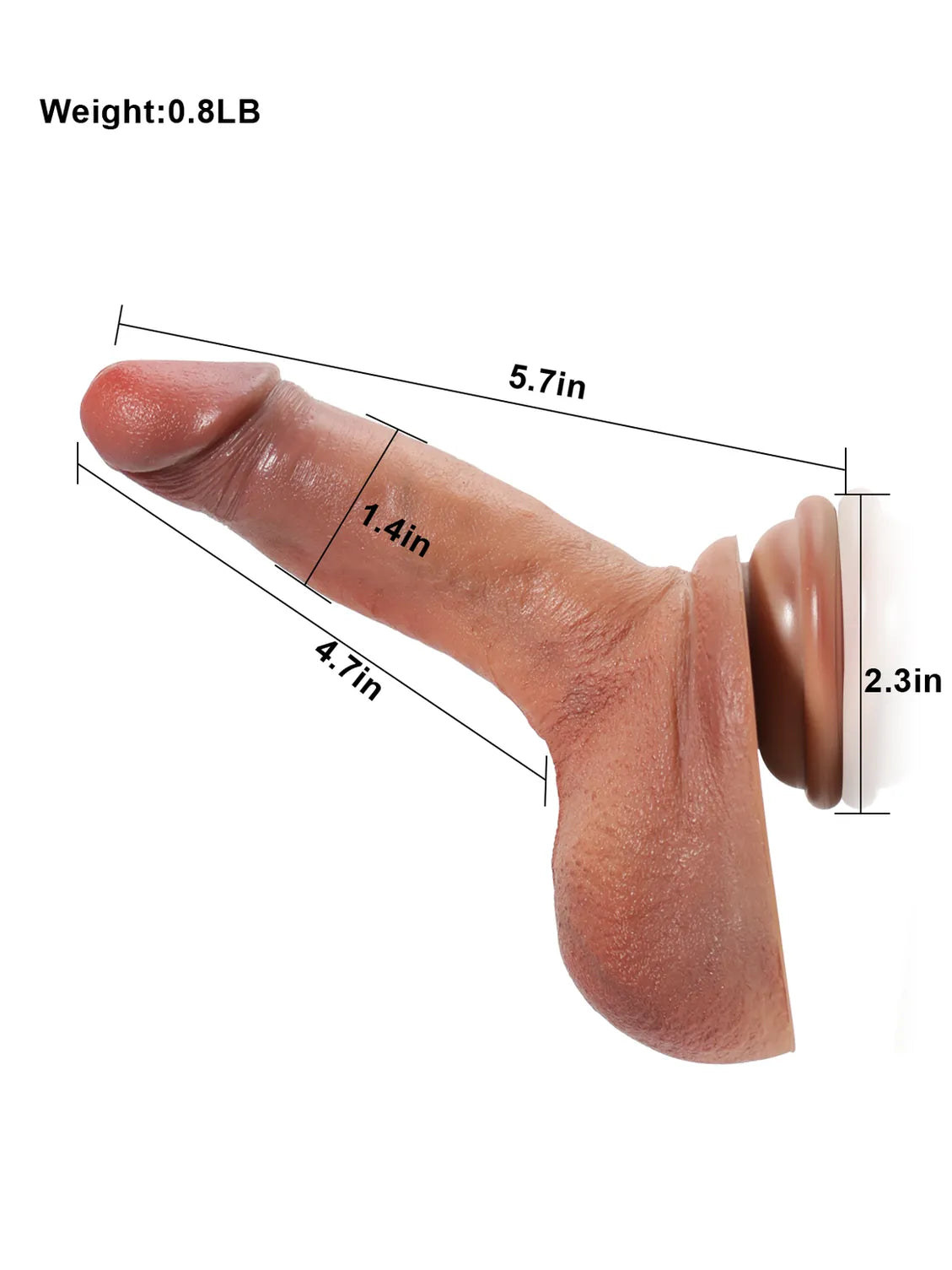 Realistic Dildo Sliding Skin Tech Huge Dildo – Curtis