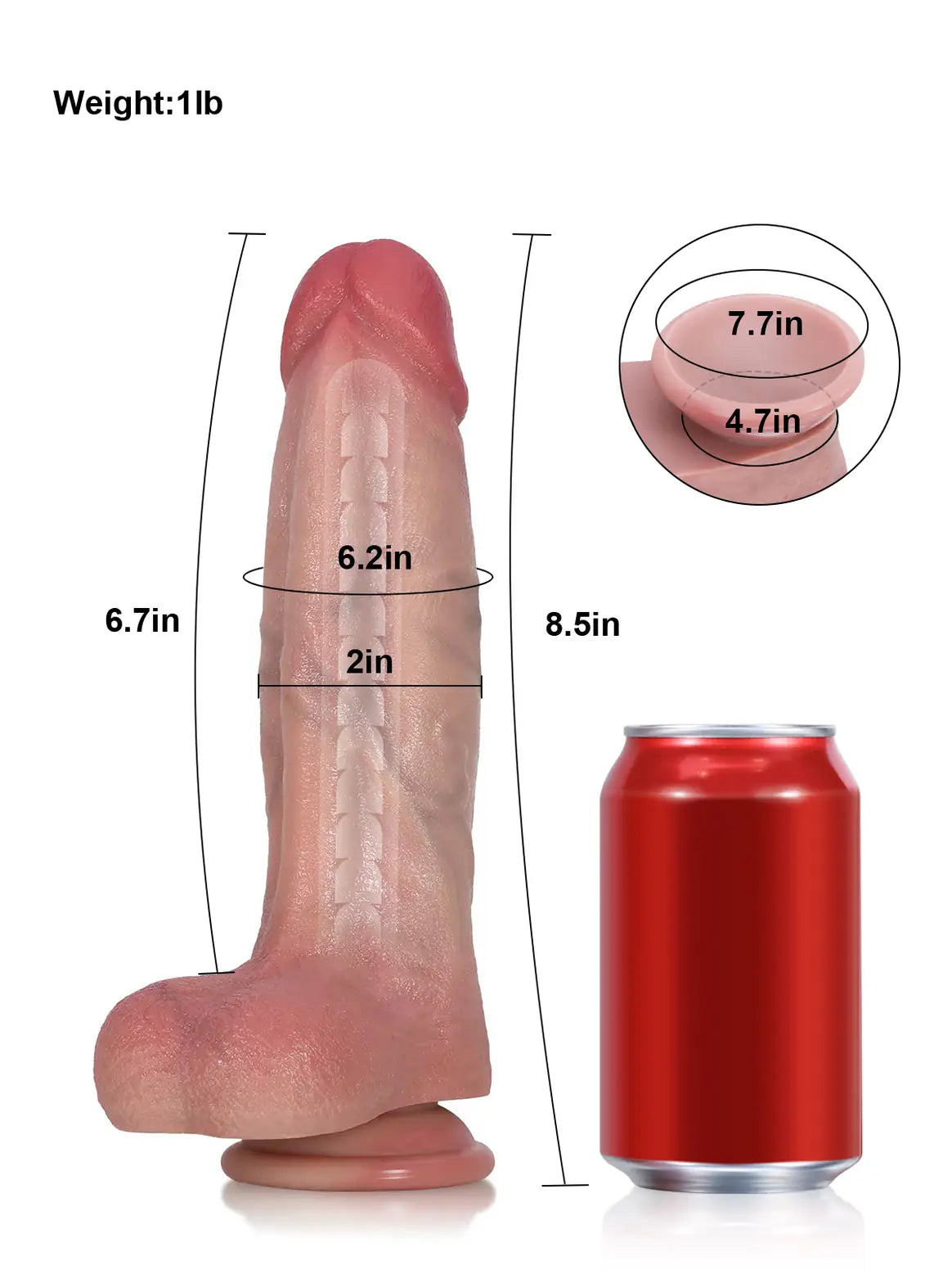 Realistic Dildo Sliding Skin Tech Huge Dildo – Easton