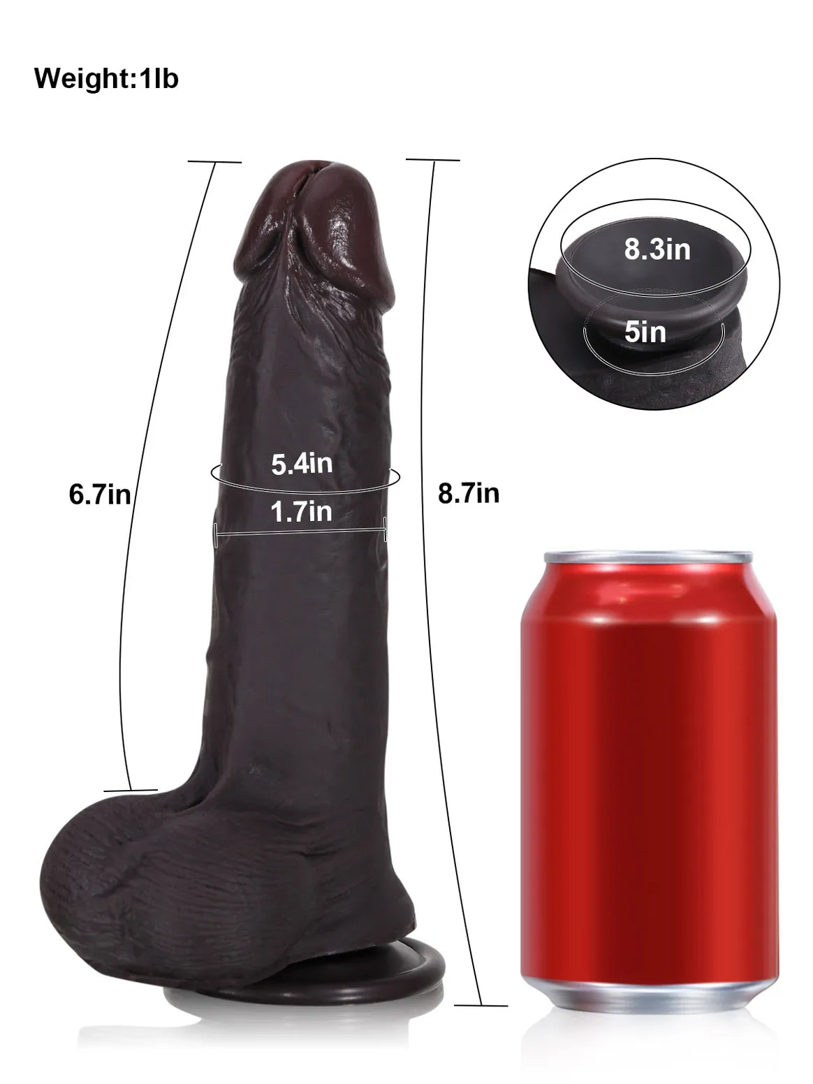 Realistic Dildo Sliding Skin Tech Huge Dildo – Enzo