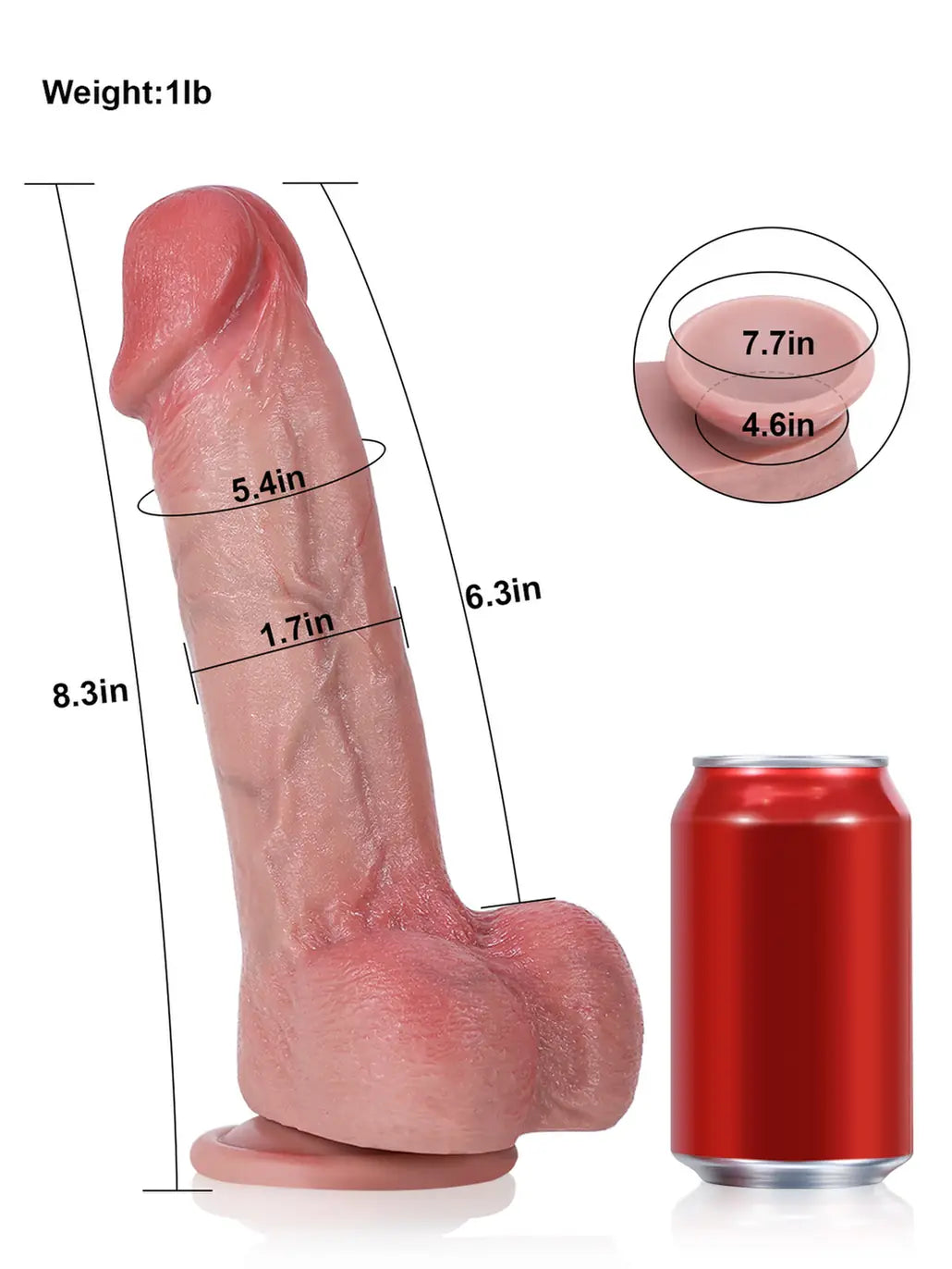 Realistic Dildo Sliding Skin Tech Huge Dildo – Maurice