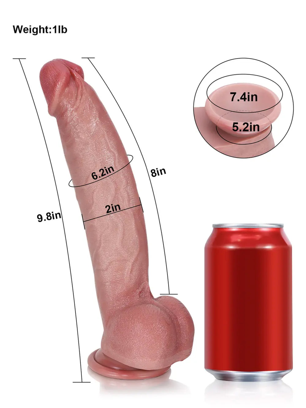 Realistic Dildo Sliding Skin Tech Huge Dildo – Uriah
