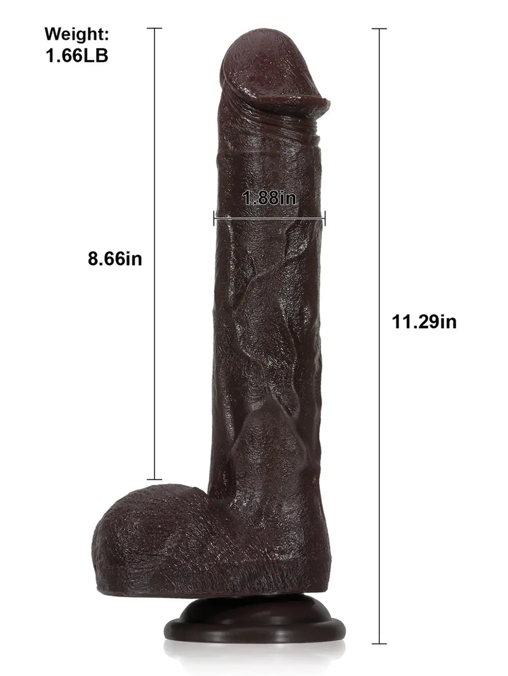 Realistic Dildo Sliding Skin Tech Huge Dildo – Rashad